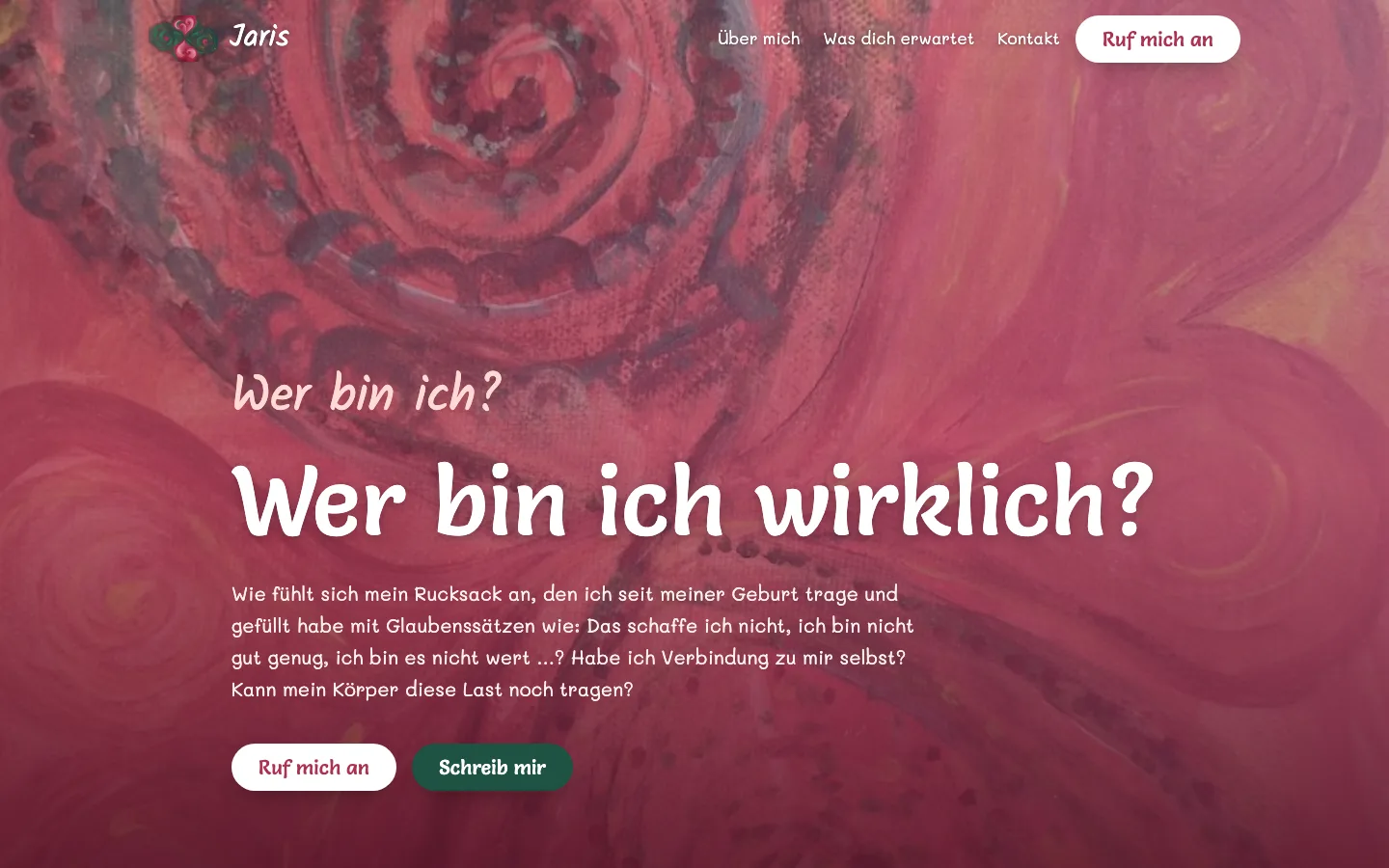 2 · Die Leinwand, erste Ansicht am großen Bildschirm